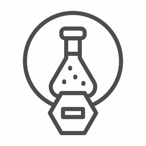 Test, tube, flask, beaker, chemistry, glass, laboratory icon - Download on Iconfinder