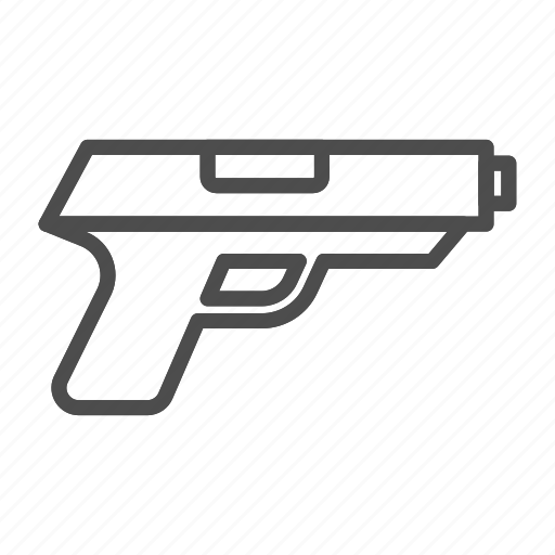 Gun, handgun, pistol, weapon, police, military, america icon - Download on Iconfinder