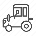 tractor, farm, agriculture, offroad, machine, isolated, transportation, agricultural