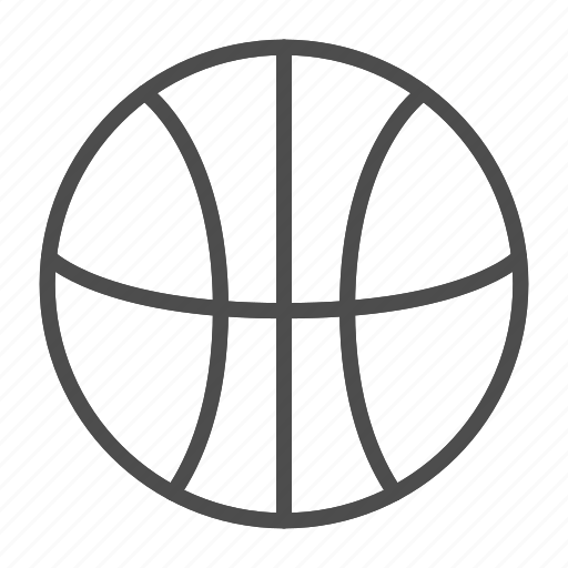 Basketball, sport, ball, game, isolated, equipment, basket icon - Download on Iconfinder