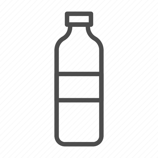 Water, bottle, drink, plastic, soda, mineral, isolated icon - Download on Iconfinder
