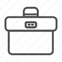 briefcase, case, business, bag, portfolio, diplomat, suitcase, isolated