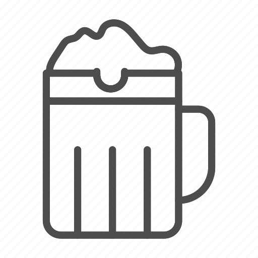 Beer, mug, wooden, alcohol, bar, pub, drink icon - Download on Iconfinder