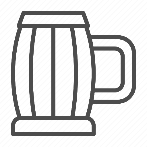 Beer, mug, wooden, alcohol, bar, pub, drink icon - Download on Iconfinder
