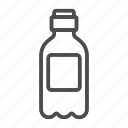 water, number, bottle, drink, plastic, soda, mineral, isolated