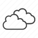 cloud, sign, web, isolated, internet, element, technology