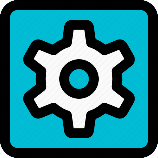 Gear, square, setting icon - Download on Iconfinder