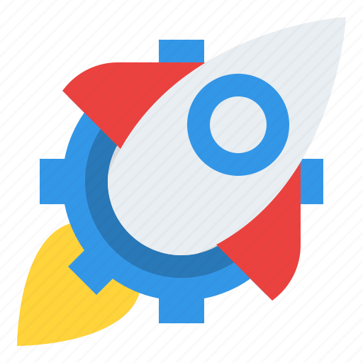 Setup, rocket, gear, setting icon - Download on Iconfinder
