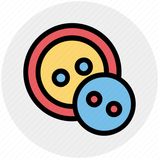 Buttons, cloth buttons, sewing, tailor, tailoring icon - Download on Iconfinder