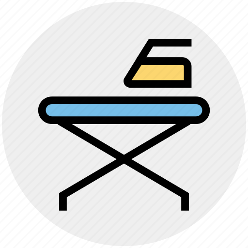 Furniture, iron, iron stand, iron table, tailoring icon - Download on Iconfinder