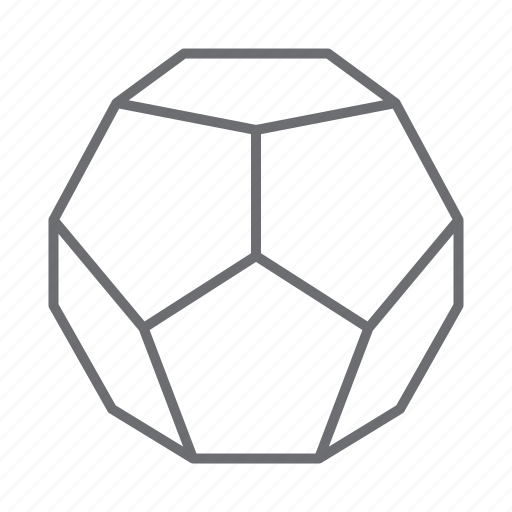 3d shape, shape, pentagon, geometry, geometric icon - Download on Iconfinder