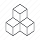 cube, rectangle, 3d shape, shape, geometry, box