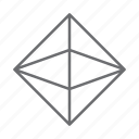 rhombus, 3d shape, shape, diamond, geometry, rectangle, square
