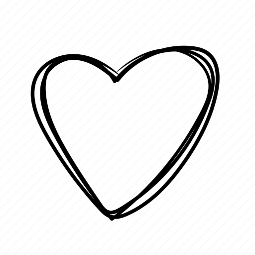 Heart, message, frame, doodle, scribble, love, romance icon - Download on Iconfinder