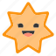 emoji, emoticons, face, happy, shapes, smiley, star 