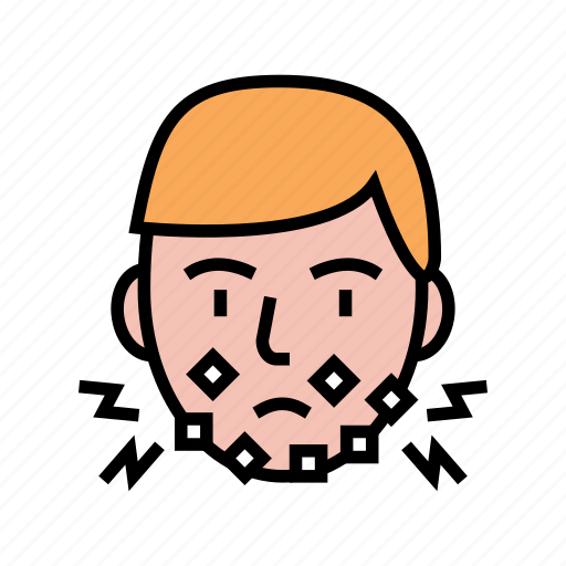 Injury, face, after, shave, treat, accessory icon - Download on Iconfinder