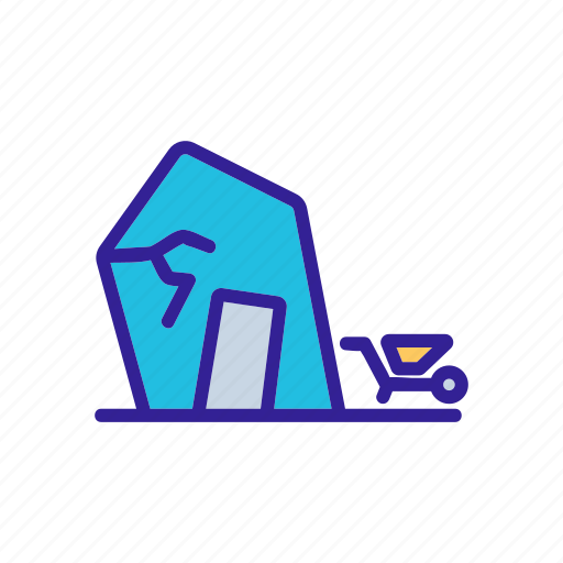 Building, construction, pitchfork, roof, shed, storaging, triangular icon - Download on Iconfinder