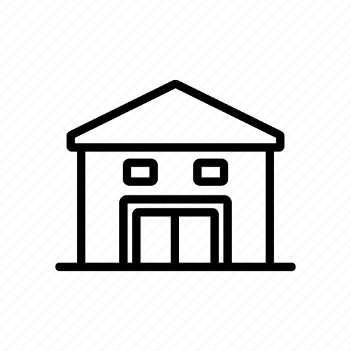 Building, construction, pitchfork, roof, shed, storaging, triangular icon - Download on Iconfinder