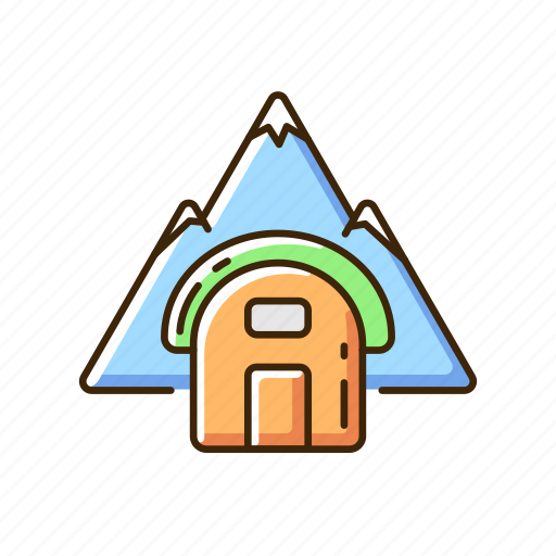 Shelter, backpacking, hiking, mountain icon - Download on Iconfinder