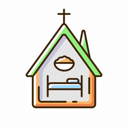 Charity, religious, shelter, church, homeless icon - Download on Iconfinder
