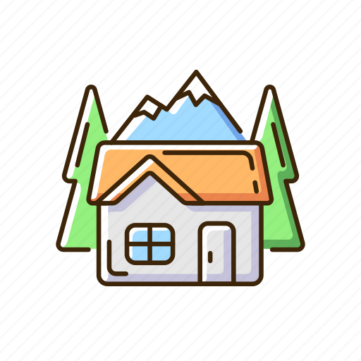 Hut, mountain, cabin, lodge icon - Download on Iconfinder
