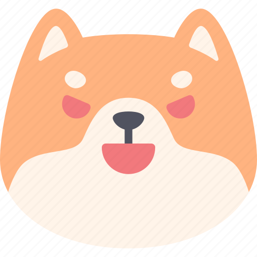 Evil, dog, emoticon, shiba inu, emoji, emotion, expression icon - Download on Iconfinder