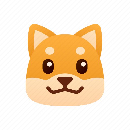 Smile, shiba inu, emoji, emotional, satisfy, happy, smiley icon - Download on Iconfinder