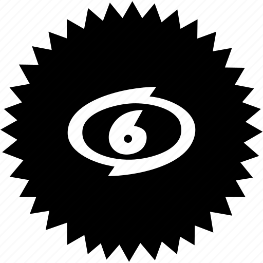 Emblem, number, round, sign, six icon - Download on Iconfinder