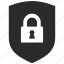 antivirus, lock, shield, sign 