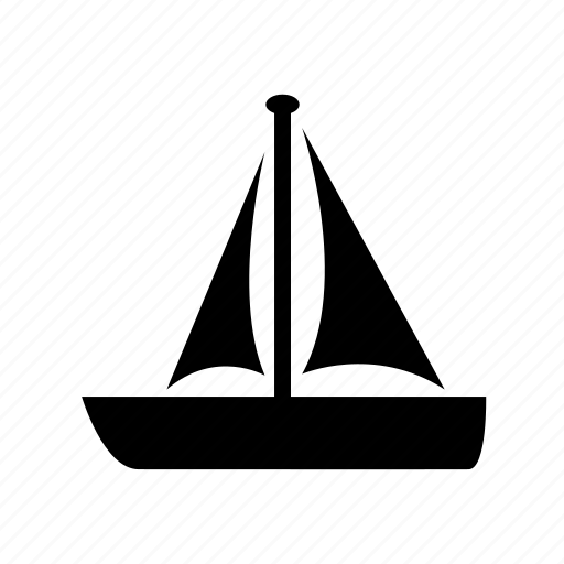 Boat, motor boat, sail, sailboat, sailing, ship icon - Download on Iconfinder