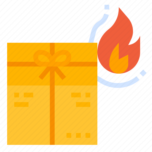 Flame, flammable, logistic, shipping, warning icon - Download on Iconfinder