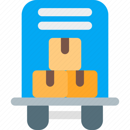 Truck, boxes, shipping, transport icon - Download on Iconfinder