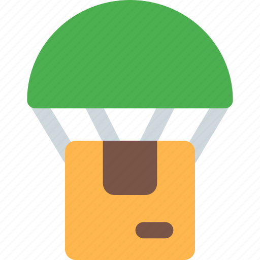 Parachute, box, shipping, delivery icon - Download on Iconfinder