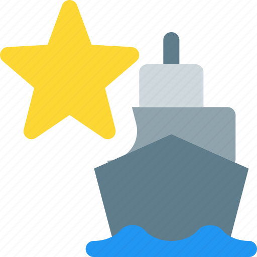 Ship, star, cargo, sea icon - Download on Iconfinder
