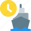 ship, time, schedule, transportation 