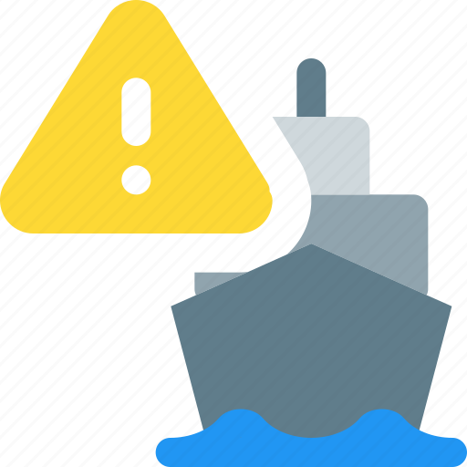 Ship, warning, alert, sea icon - Download on Iconfinder