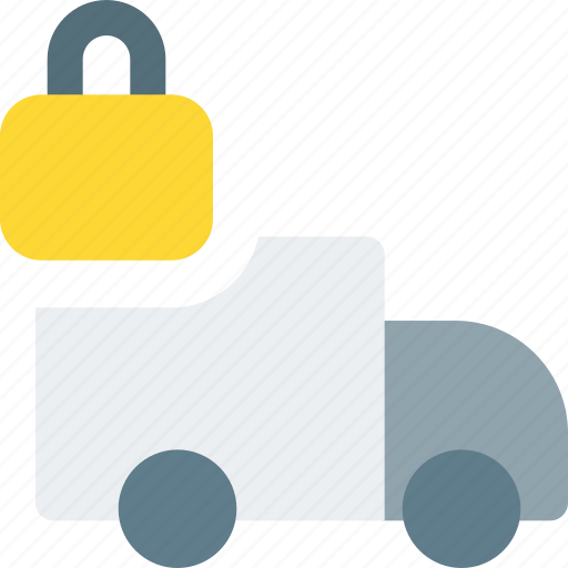Truck, lock, security, vehicle icon - Download on Iconfinder