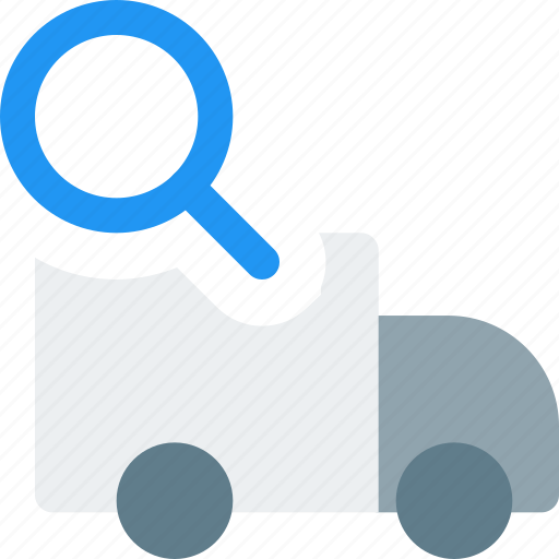 Truck, search, shipping, find icon - Download on Iconfinder