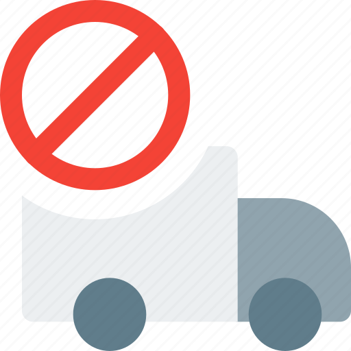 Truck, stop, shipping, prohibited icon - Download on Iconfinder