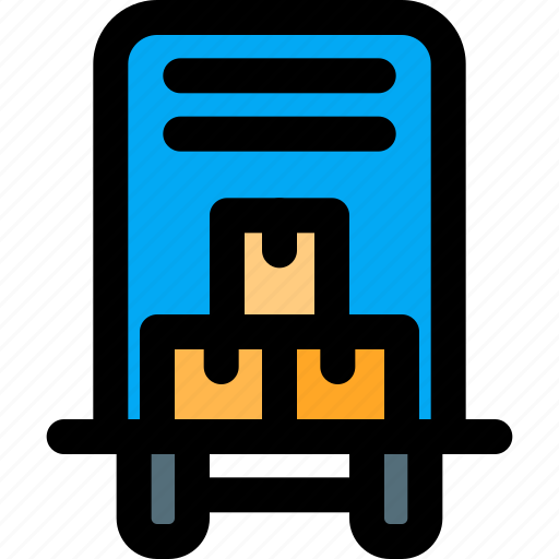 Truck, boxes, shipping, logistics icon - Download on Iconfinder