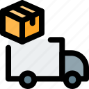 truck, box, shipping, delivery