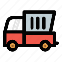 construction truck, dump truck, transport, truck, vehicle