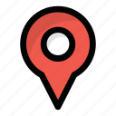 gps, location pin, map pin, navigation, placeholder