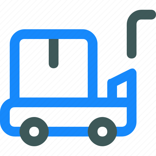 Box, delivery, package, trolley icon - Download on Iconfinder