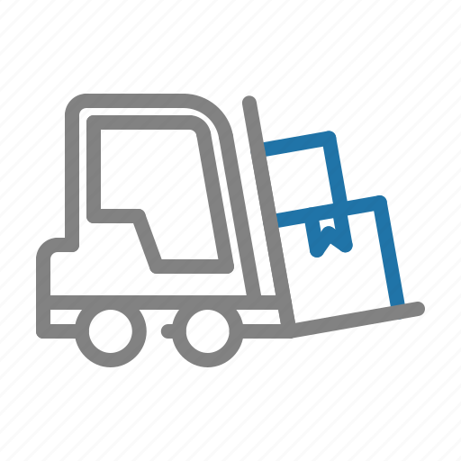 Delivery, forklift, logistic, shipping icon - Download on Iconfinder