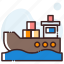 cargo ship, cargo vessel, container ship, export, shipping 