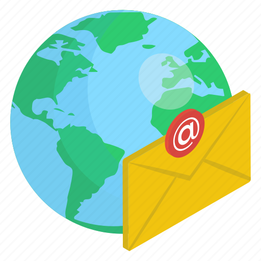 Email, global letter, global mail, mail envelope, worldwide mail icon - Download on Iconfinder