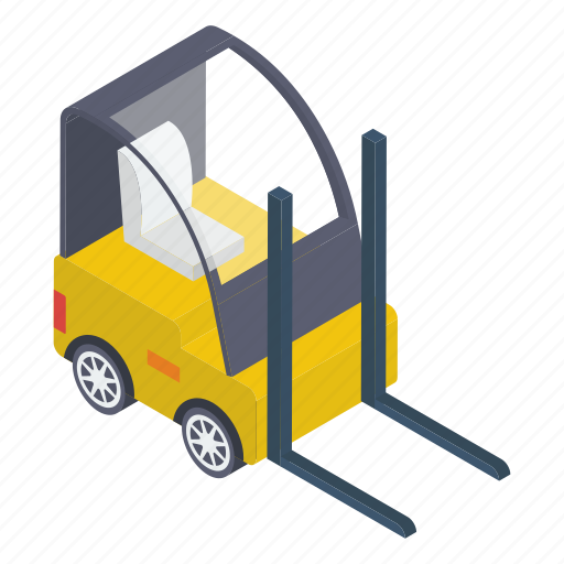 Bendi truck, fork truck, forklift truck, lift truck, warehouse forklift icon - Download on Iconfinder