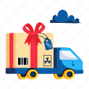 loading parcels, loading cargo, freight loading, truck loading, delivery truck 
