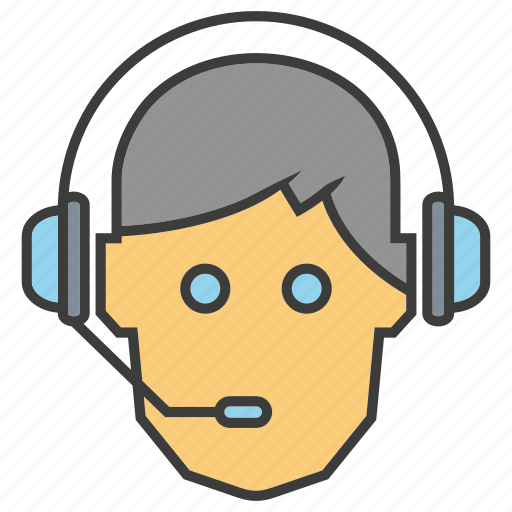 Call center, chat, contact, customer support, headphone, operator icon - Download on Iconfinder